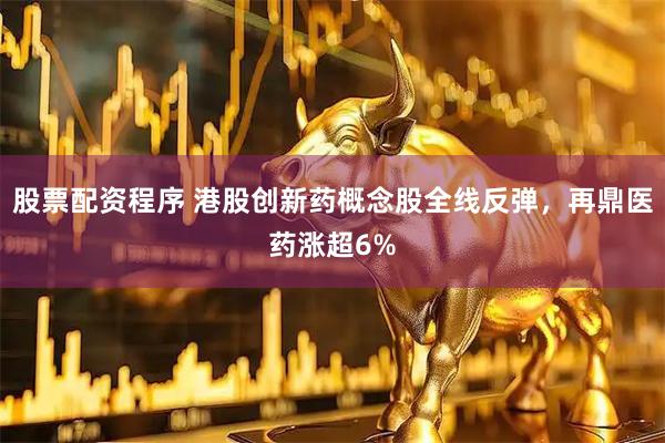 股票配资程序 港股创新药概念股全线反弹，再鼎医药涨超6%